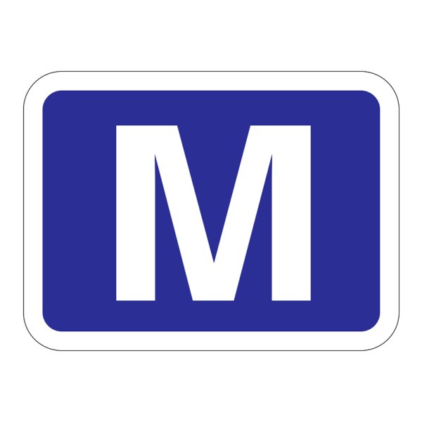 画像1: 送料無料・販促シール「M」40×29mm「1冊500枚」 (1)