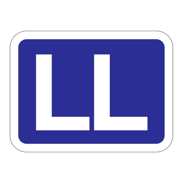 画像1: 送料無料・販促シール「LL」40×29mm「1冊500枚」 (1)